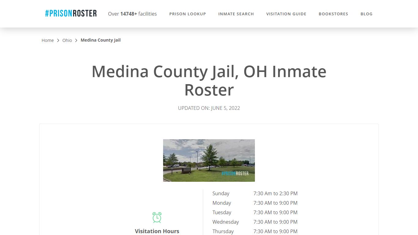 Medina County Jail, OH Inmate Roster - Prisonroster