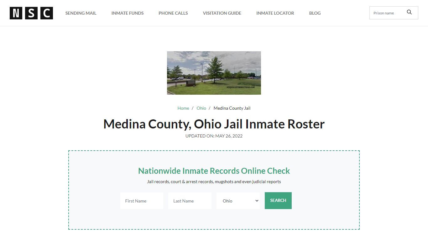 Medina County, Ohio Jail Inmate List - Nisqually Public Safety